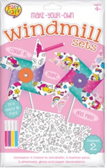 Buy WINDMILL CRAFT KIT 2PK - 4 ASSORTED DESIGNS* in NZ. 